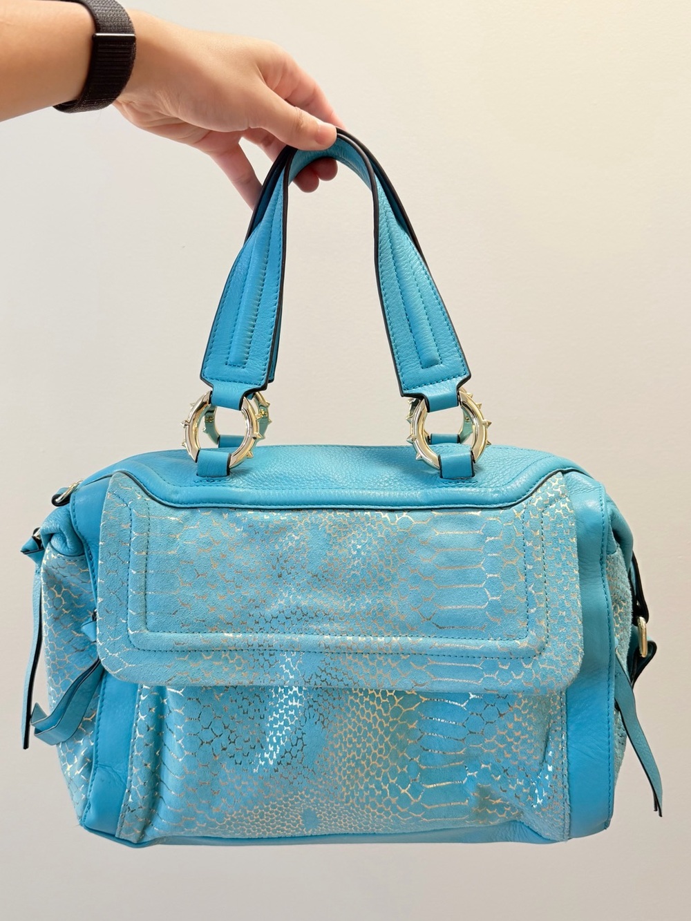 Aimee Kestenberg XL Soft Leather Satchel Bag